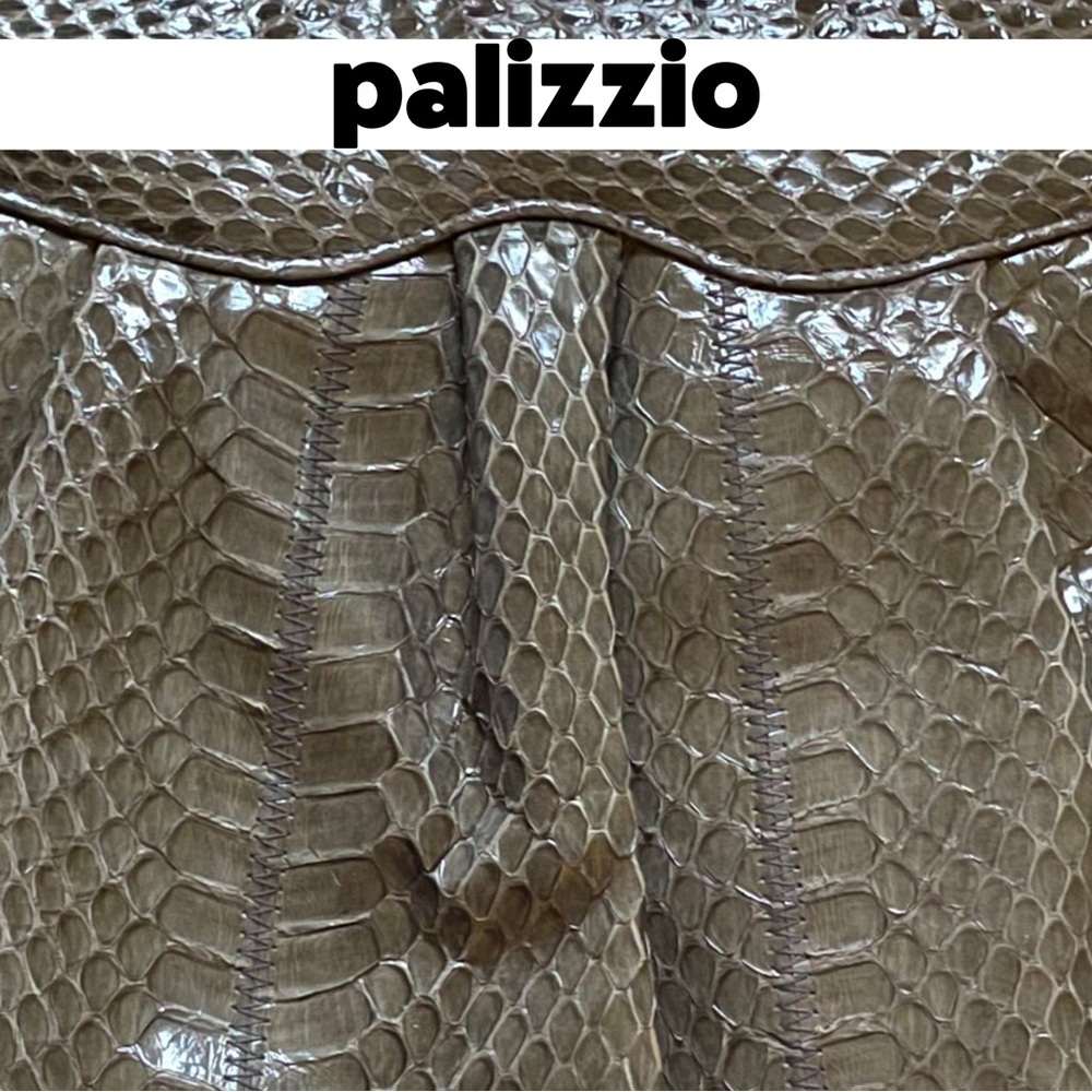 Palizzio • Vintage Handbag (Crossbody/Clutch/Shoulder) • Snakeskin Print • EUC - Picture 12 of 15